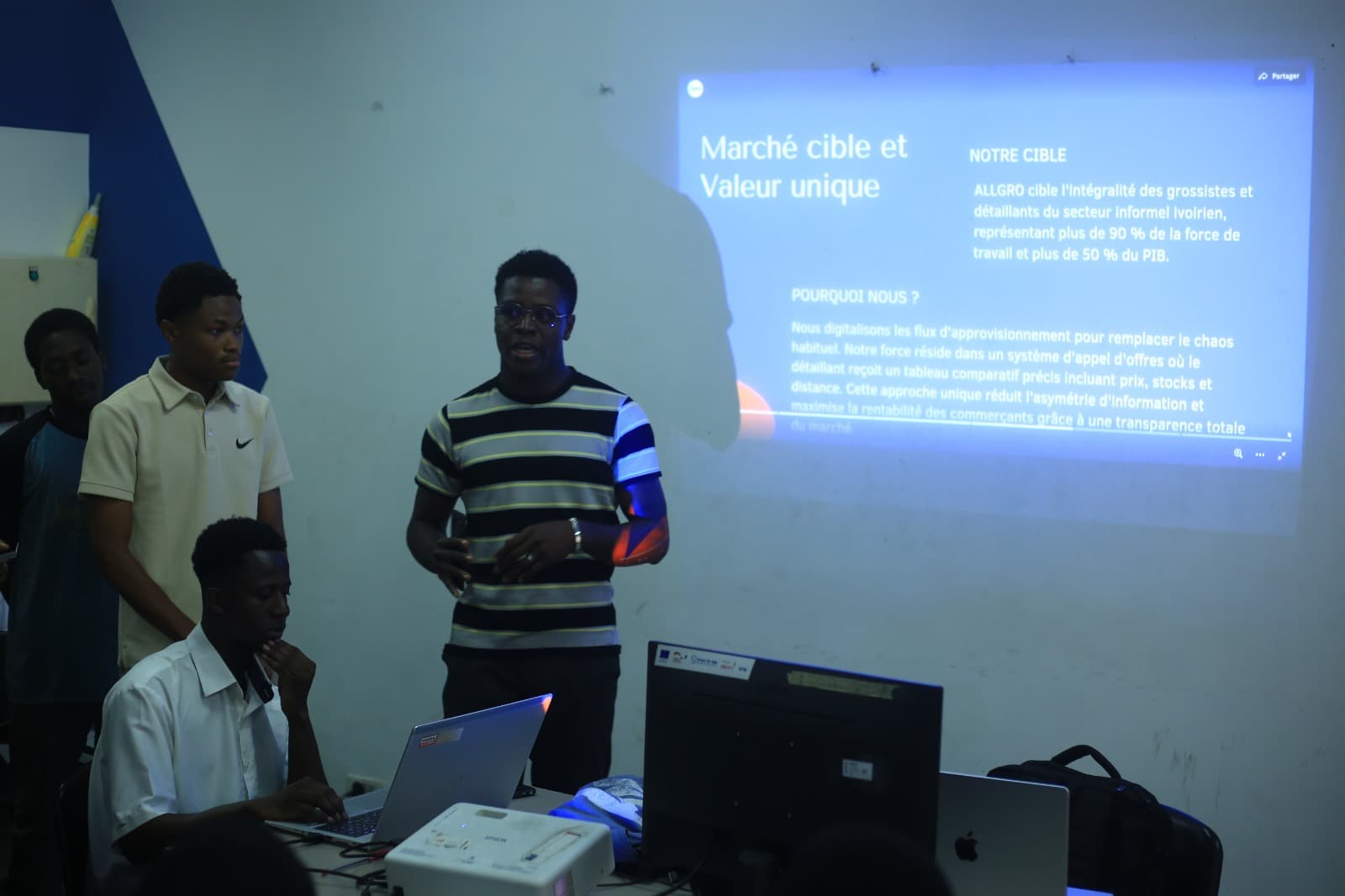 A moment from the Launch Lab Bootcamp.